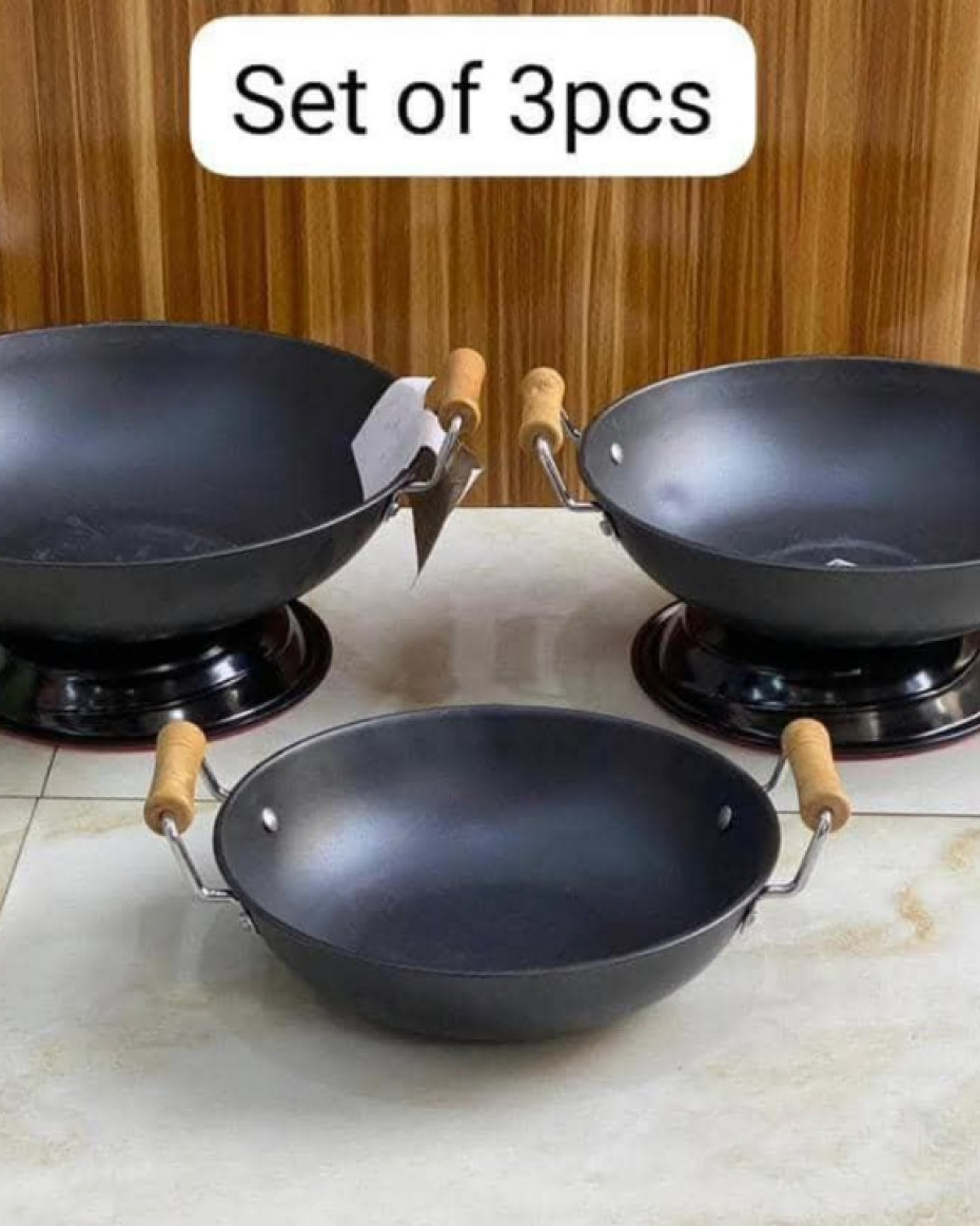 *3IN1 QUALITY NON STICK FRYPAN.