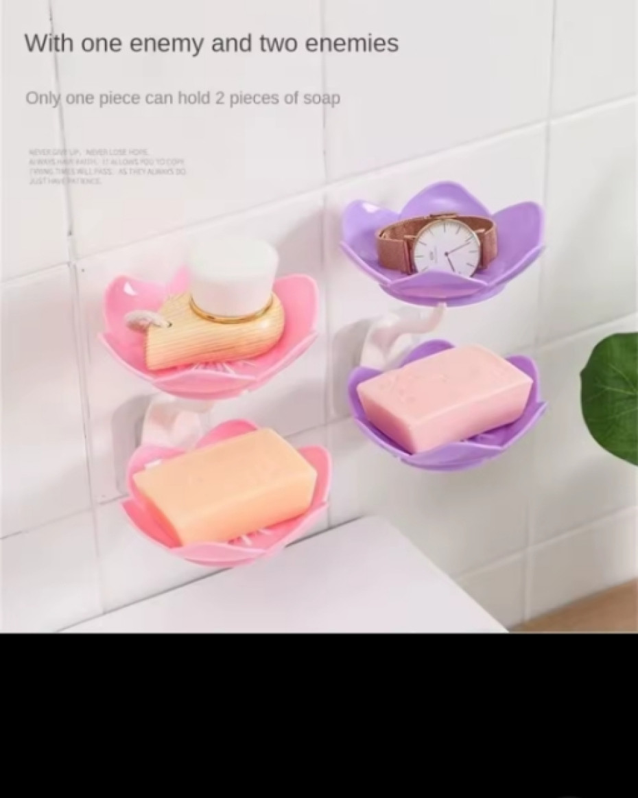 *CREATIVE 2IN1 LAYERED WALL SOAP HOLDER