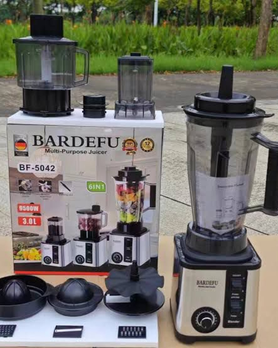 *HIGH QUALITY 6IN1 BARDEFU MULTIPURPOSE BLENDER COPPER MOTOR WITH ACCESSORIES