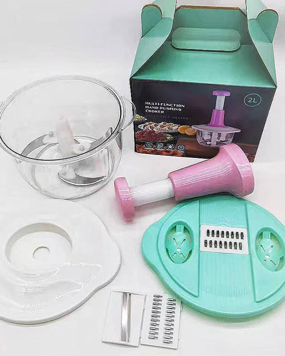 Multifunctional 2ltr Handpat Chopper with full accessories..