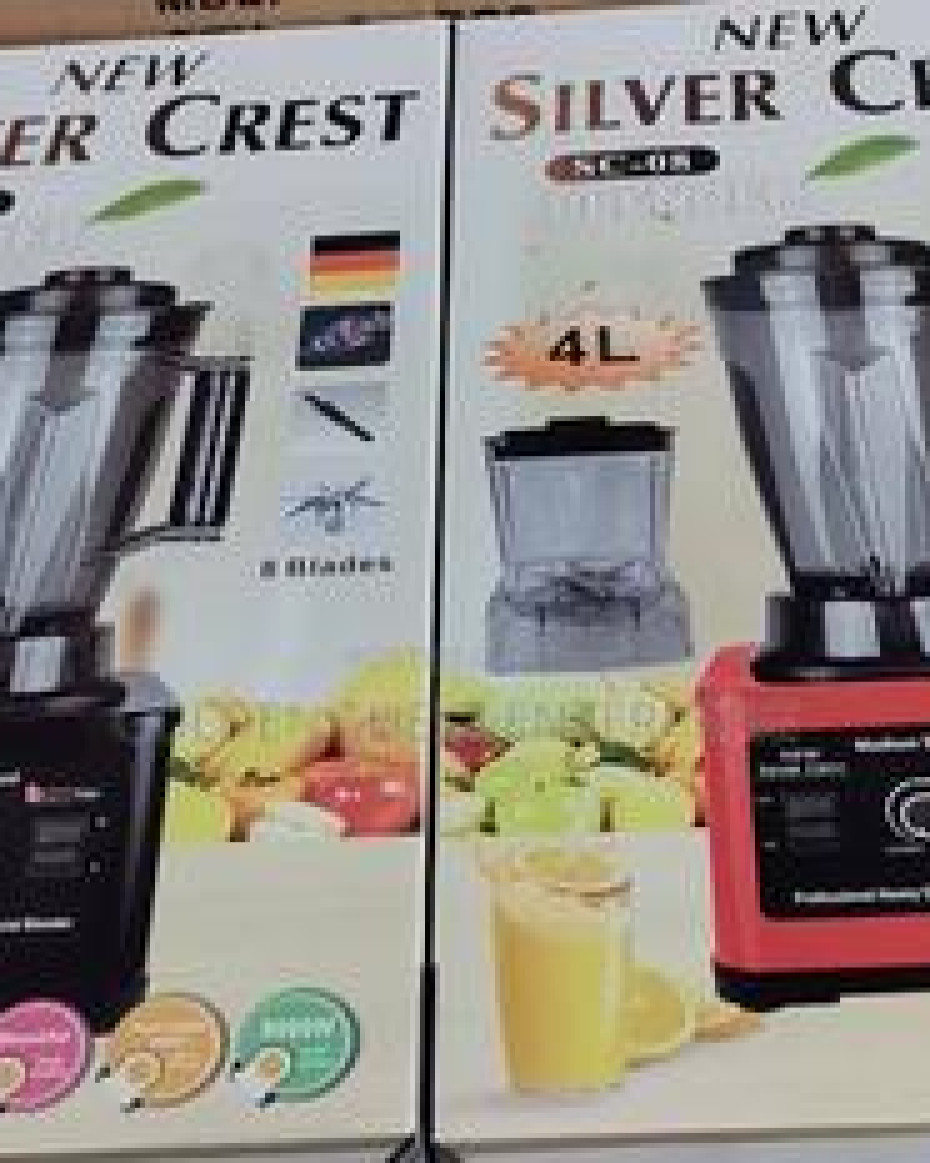 QUALITY DOUBLE JAR 4LITRES SILVERCREST COMMERCIAL BLENDER.