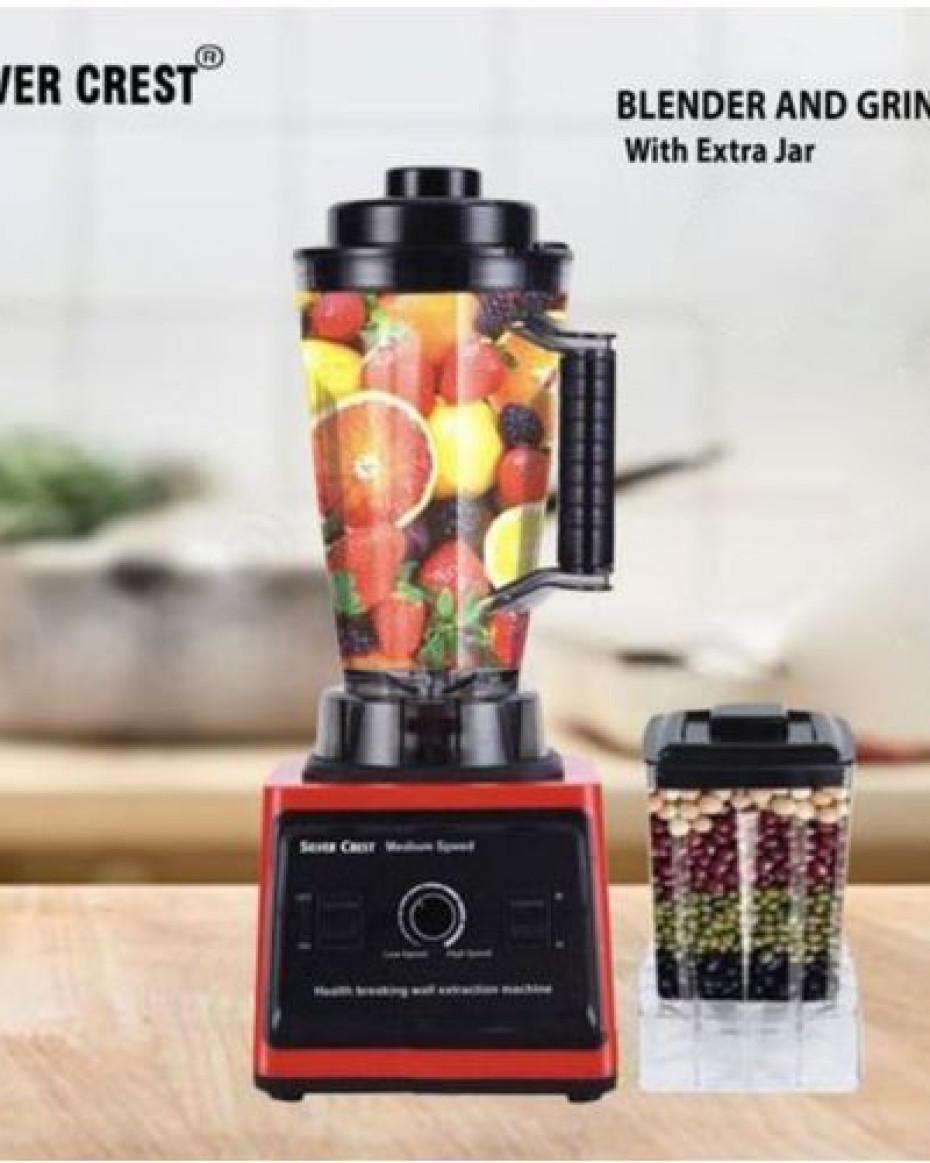 QUALITY DOUBLE JAR 4LITRES SILVERCREST COMMERCIAL BLENDER.