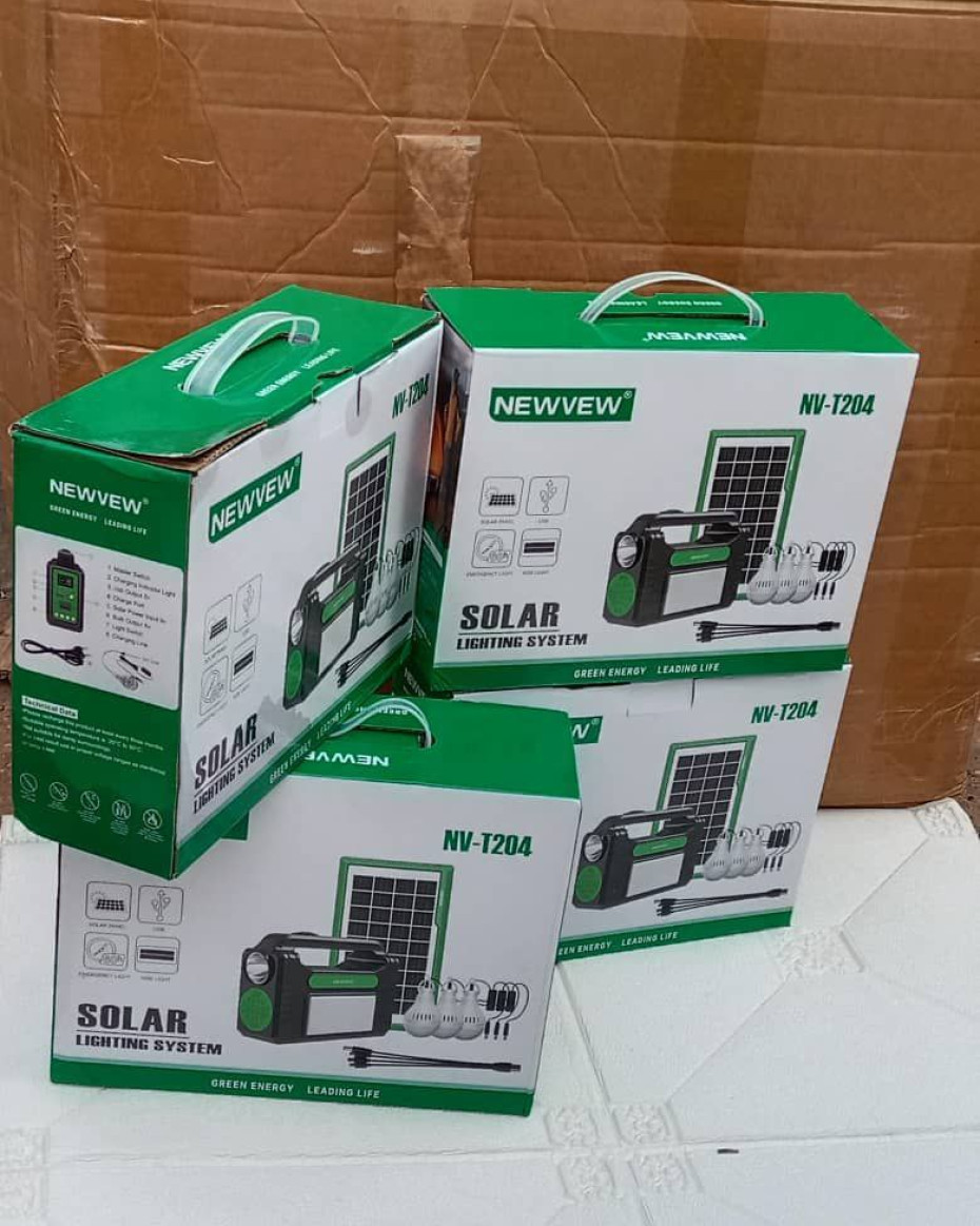 Durable Quality Solar lighting System for home offices with 3bulbs