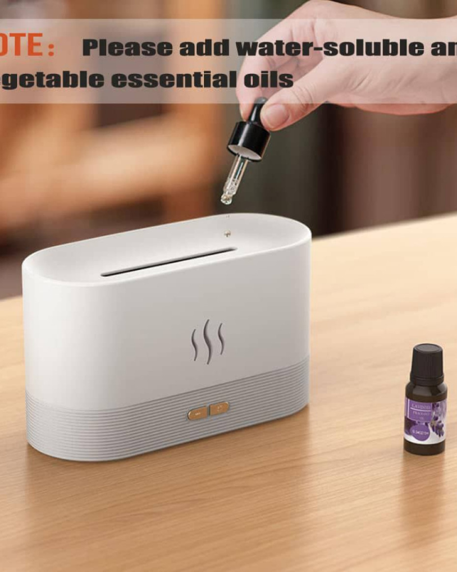 *Noiseless Flame Aromatherapy Humidifier/Diffuser.