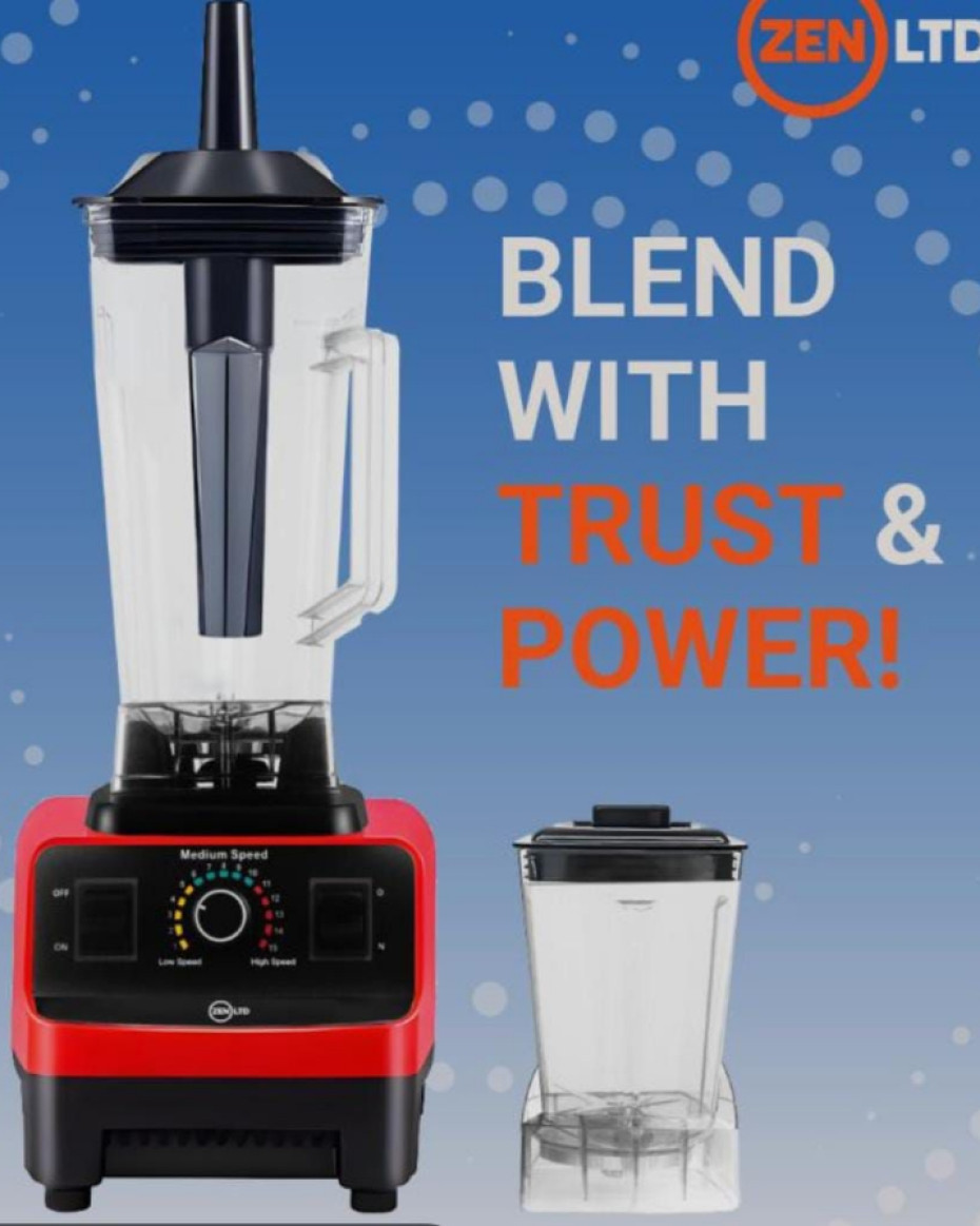 3000WATTS ZEN DOUBLE CUP MULTIPURPOSE BLENDER TESTED TRUSTED