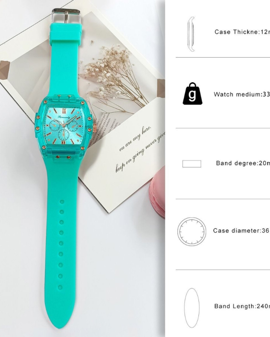 *Unique Water Resistant Silicone Watch