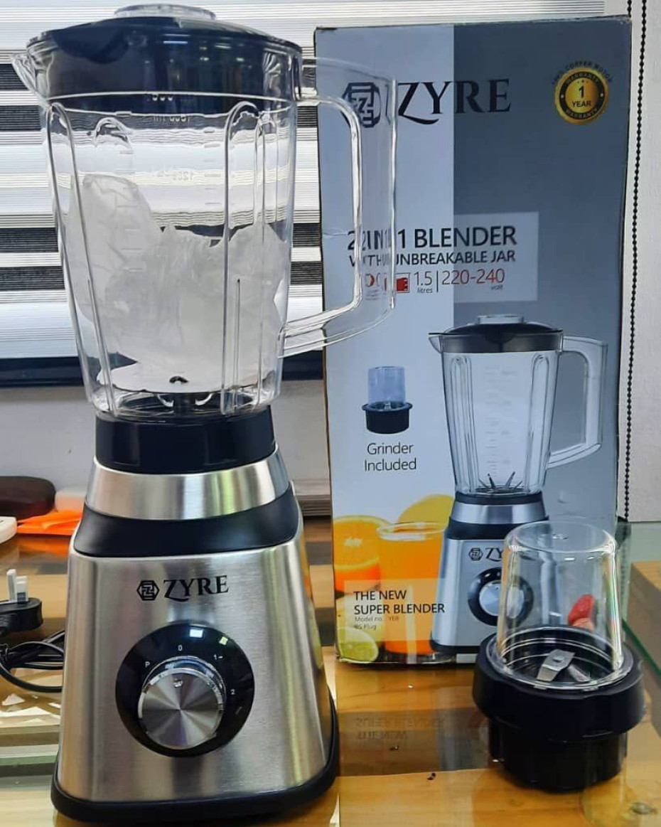 *💯 Percent Copper engine with Unbreakable Jar 2in1 Stainless body blender.