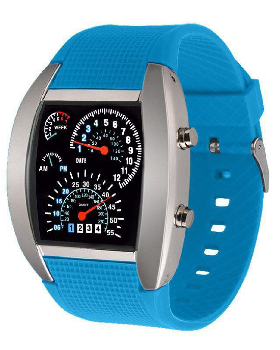 *UNIQUE AVIATION SPACE DISPLAY WATCH with LED LIGHT...