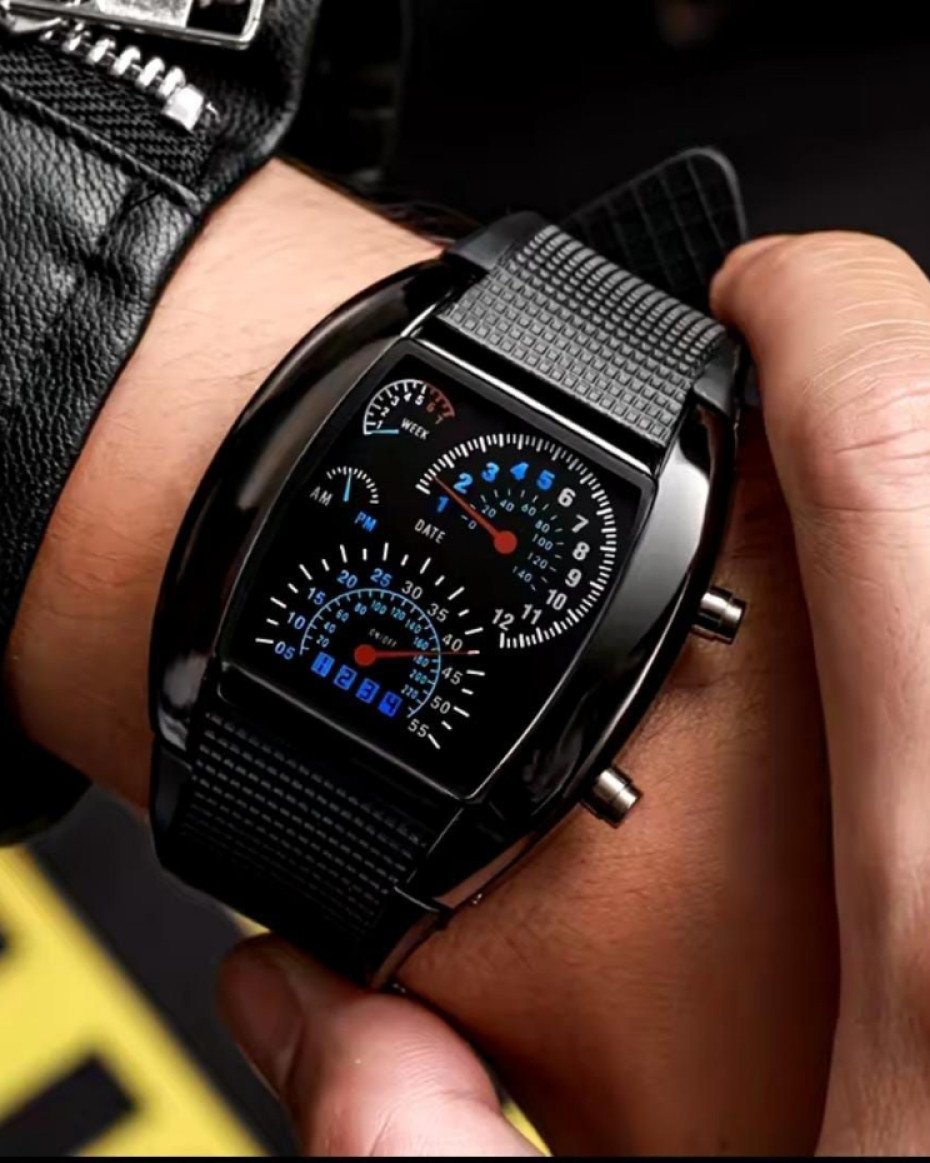 *UNIQUE AVIATION SPACE DISPLAY WATCH with LED LIGHT...