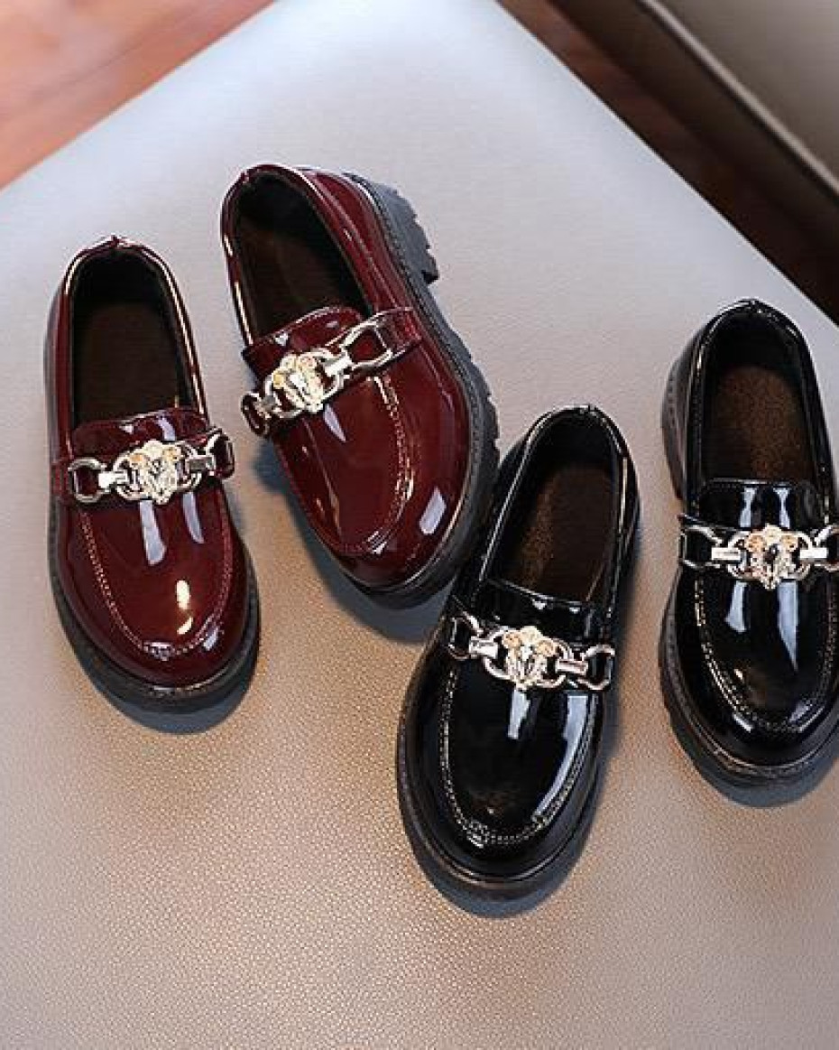 *High Quality Patent(Glossy) British Unisex...WINE