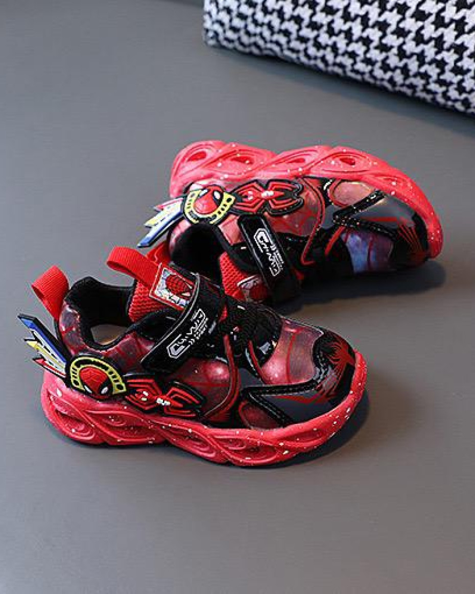 *QUALITY SPIDERMAN LED LIGHT SNEAKERS...