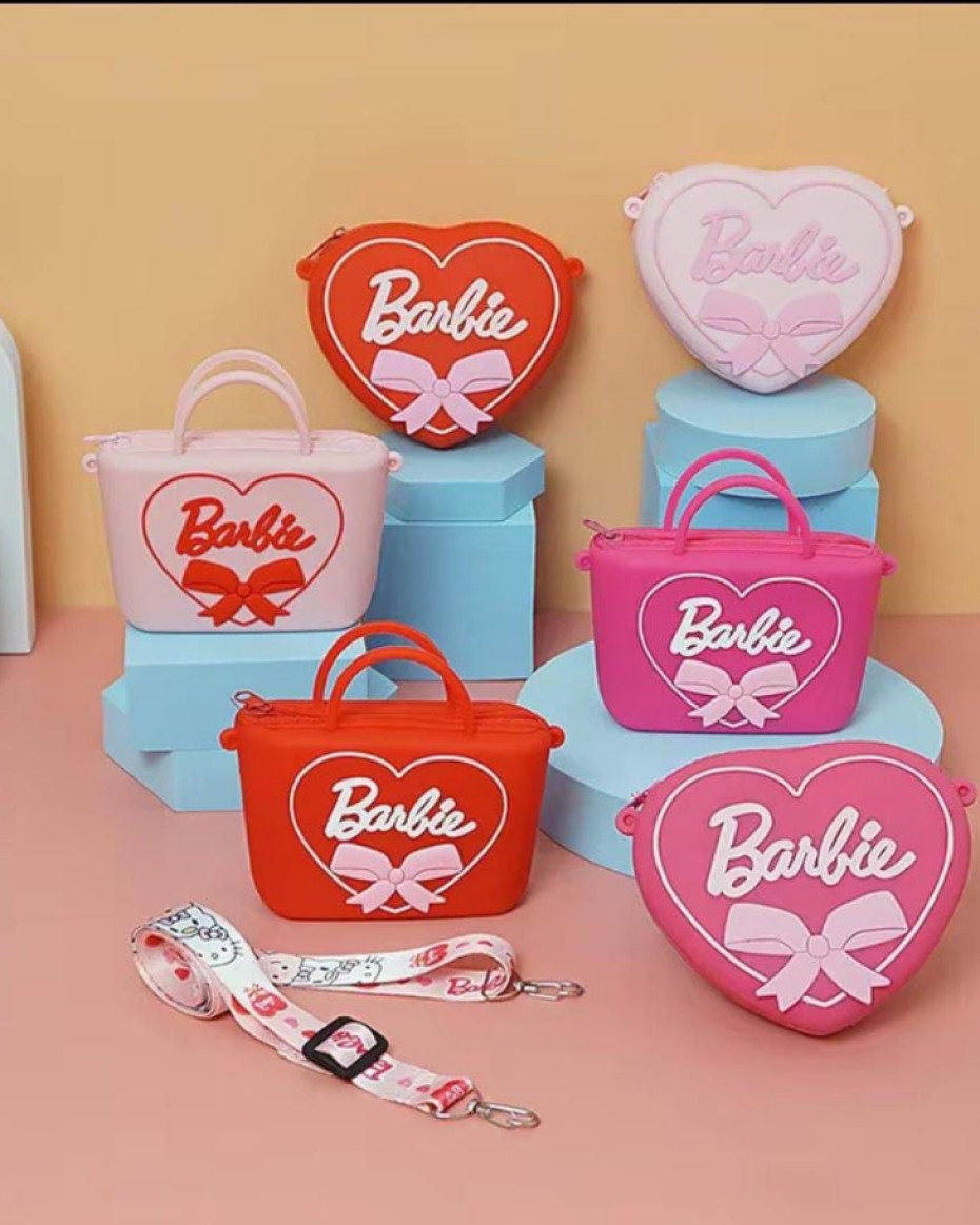 *BARBIE KIDS MINI JELLY CROSS FASHION BAG DESIGN