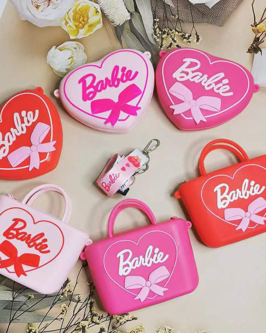 *BARBIE KIDS MINI JELLY CROSS FASHION BAG DESIGN