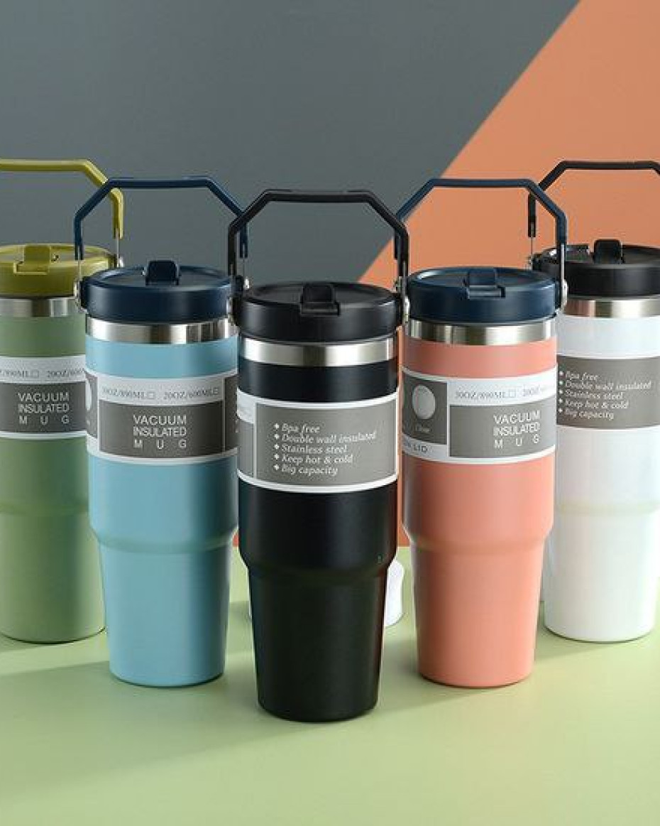 QUALITY 900MLS INSULATED VACUUM CUP.