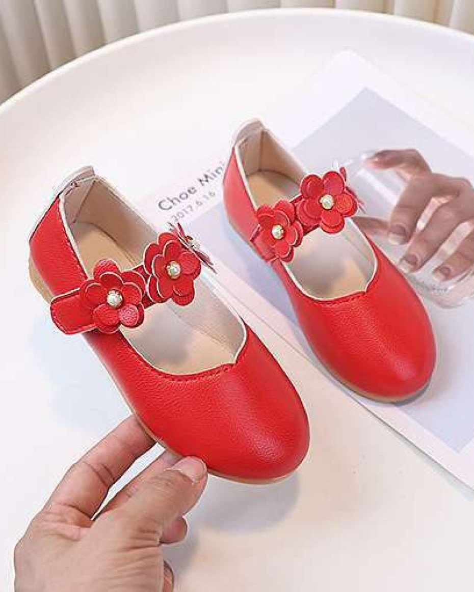 ZARA UNIQUE FULL COVER PETAL SHOES.... RED