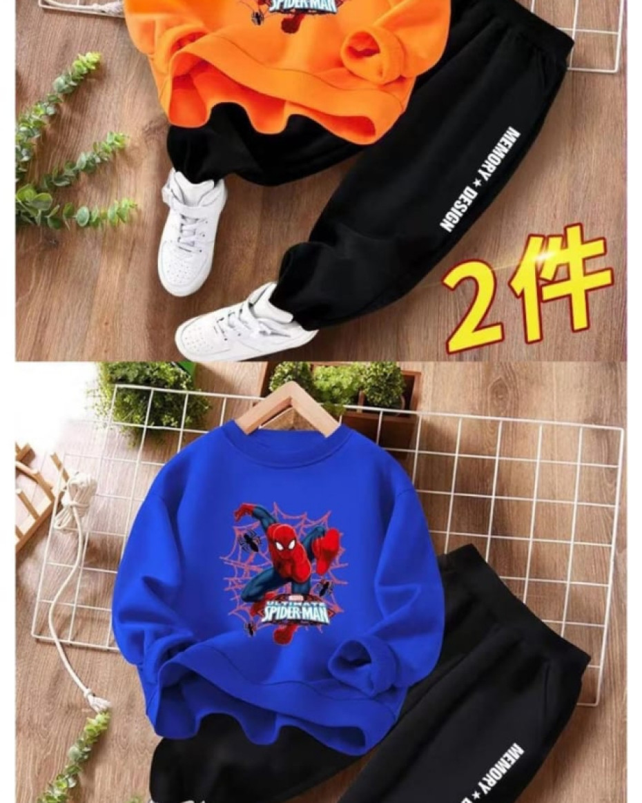*Disney Cartoon Character Spiderman Pullover wear. (110cm)