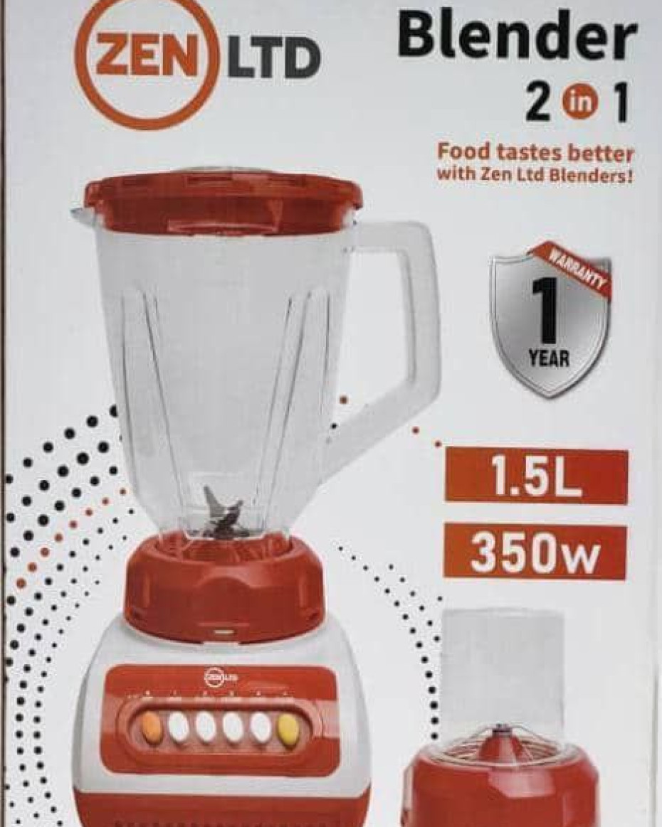 Durable 350watts 2in1 Zen 1.5litrs Blender
