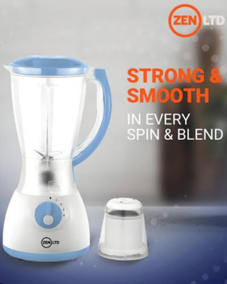 *Electric 250watts 2in1 Zen 1.5litrs Blender.