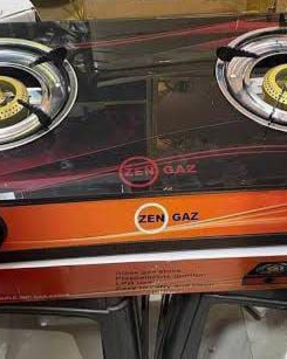*2 FACE QUALITY ZENGAS GLASS AUTO IGNITION TABLE GAS COOKER/BURNER.