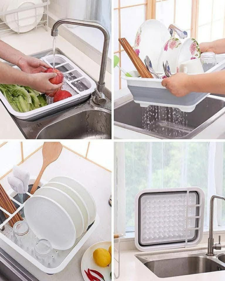 COLLAPSIBLE SILICON MINI PLATE RACK