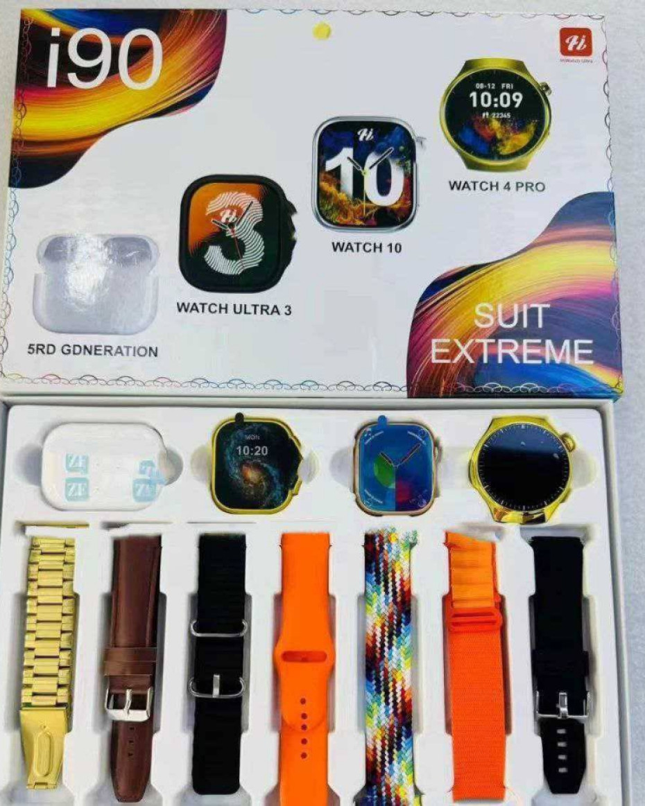 *i90 Ultra 3 Smart Watch Set 5th Generation Earpod