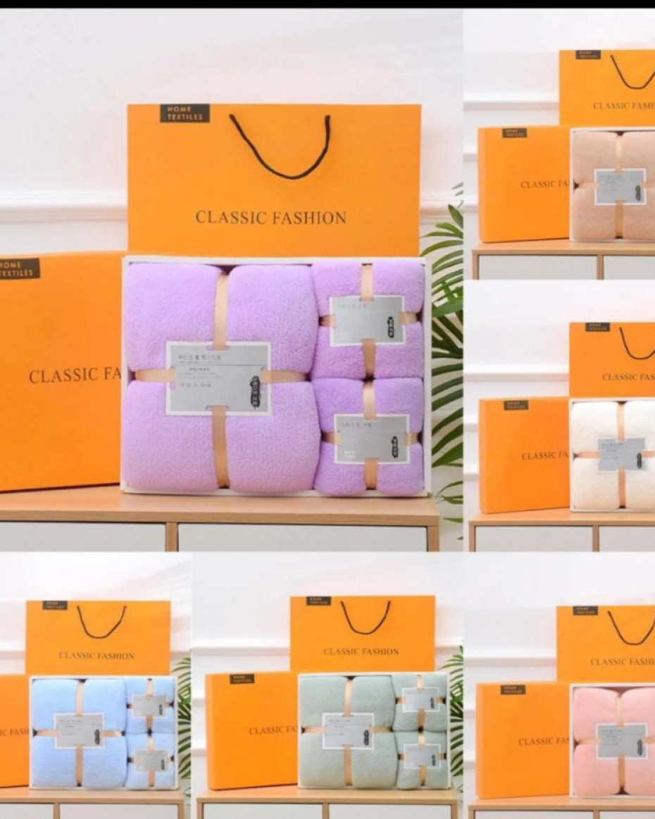 QUALITY 3IN1 GIFT SET WATER ABSORBENT TOWEL...L