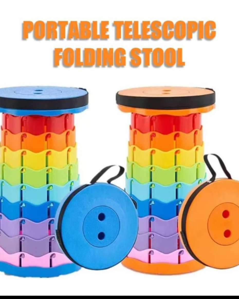 *300KG RETRACTABLE TELESCOPIC FOLDABLE STOOL..