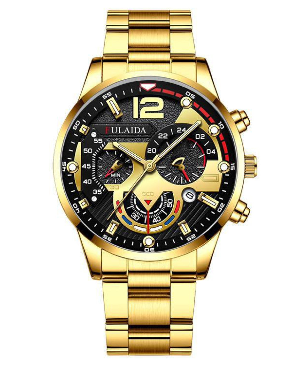 *UNIQUE FULAIDA FLAT BRACELET WRISTWATCH