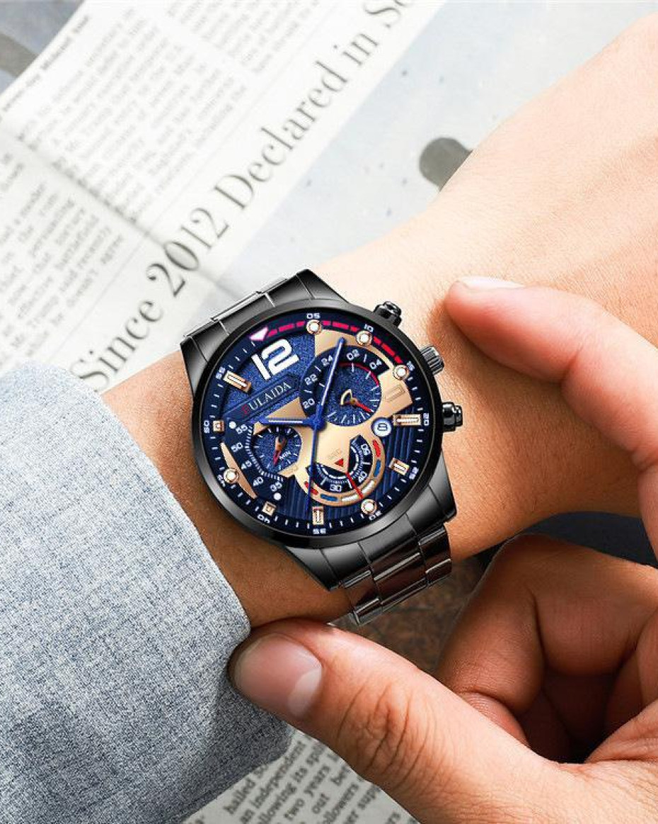 *UNIQUE FULAIDA FLAT BRACELET WRISTWATCH