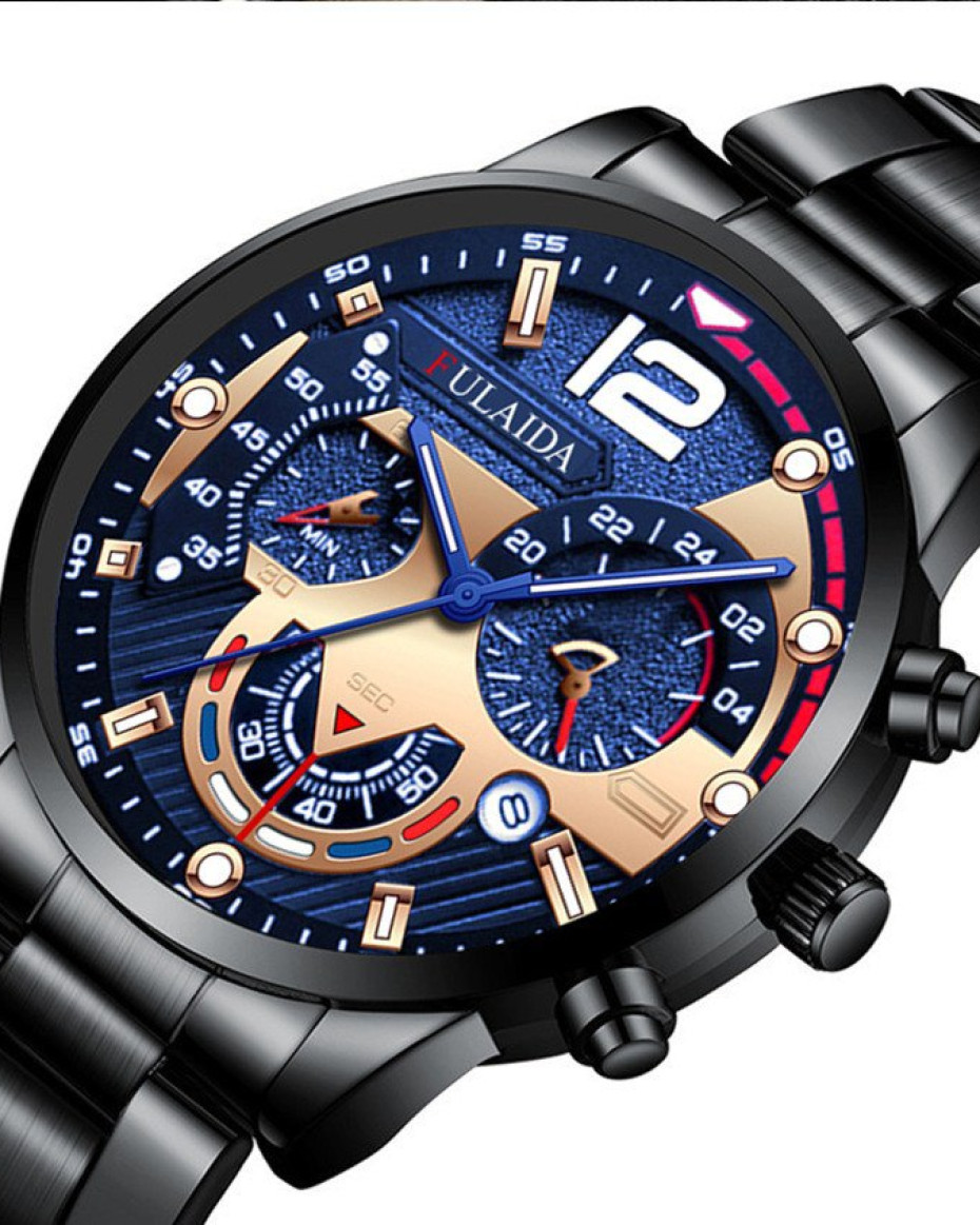 *UNIQUE FULAIDA FLAT BRACELET WRISTWATCH