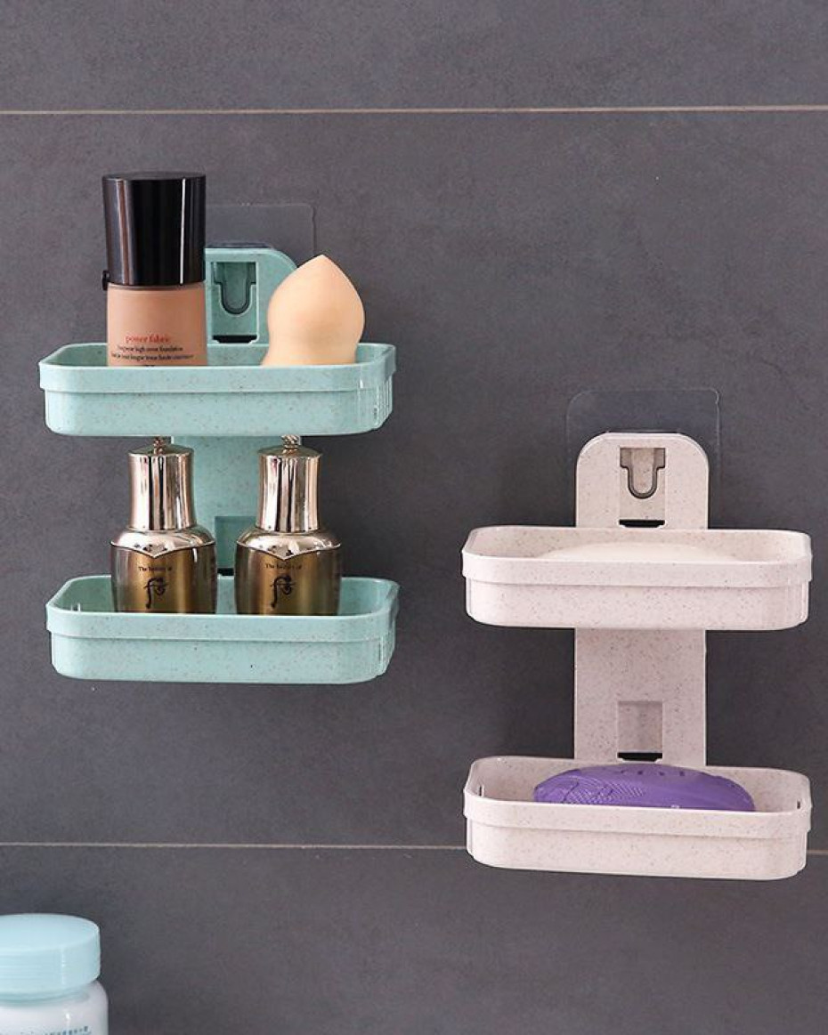 *DOUBLE STEP HANGEABLE SOAP HOLDER.