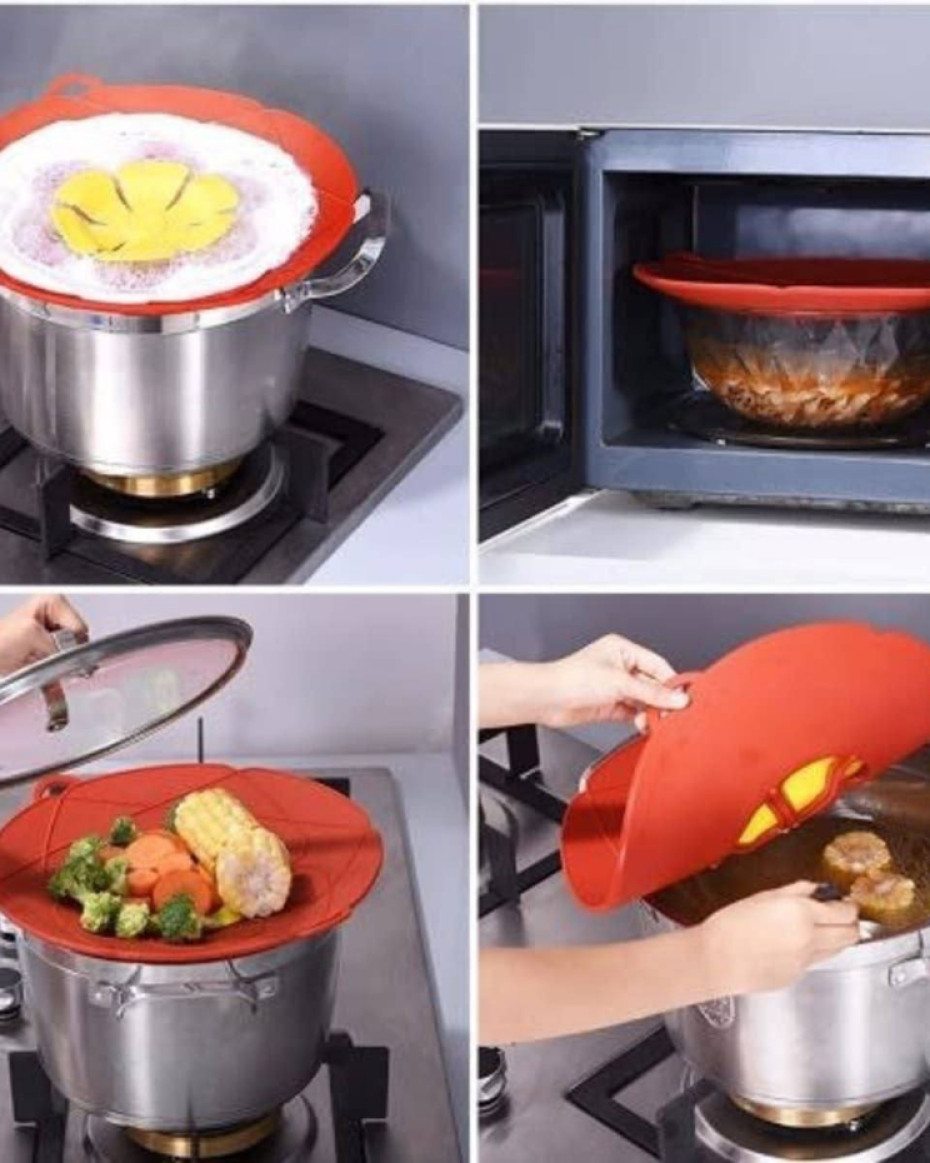 *Silicone Anti spill cover*