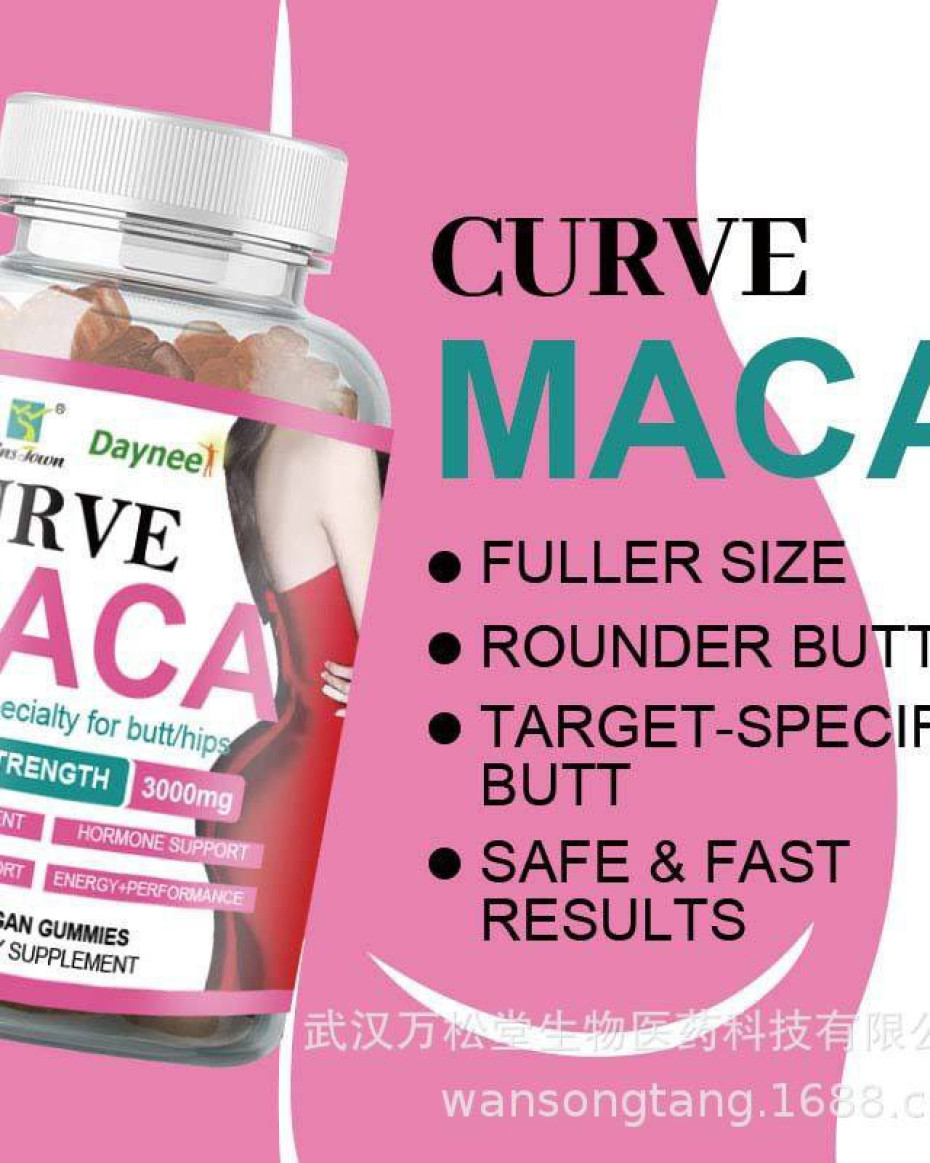 *CURVE MACA(BUTT/HIPS LIFT AND FIRM)..GUMMIES DIETARY SUPPLEMENT (60pcs gummies)