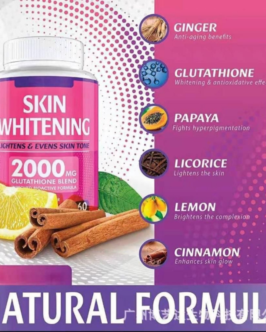 *SKIN WHITENING CAPSULES - CLEARS & EVEN SKIN TONE