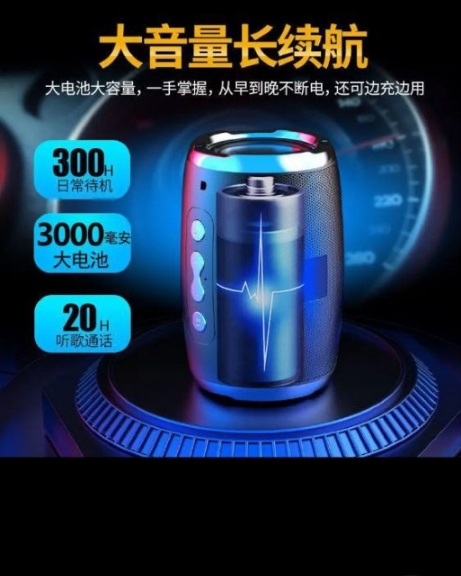 *AI Intelligent Mini Bluetooth Wireless Speaker Subwoofer Quality Sound..