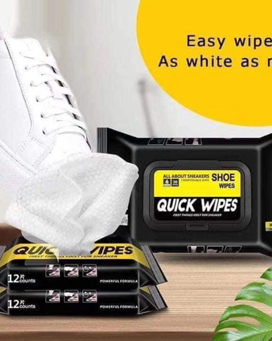 *EFFECTIVE SHOE & SNEAKERS WIPES BY 80PCS...
