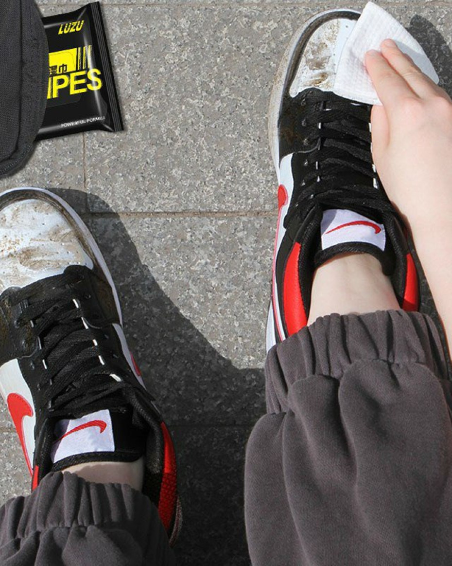 *EFFECTIVE SHOE & SNEAKERS WIPES BY 80PCS...