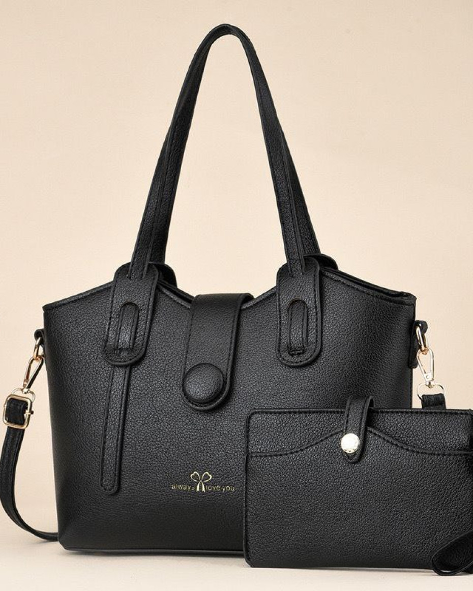 *2IN1 STOCK LEATHER ALWAYS LOVE CROC SKIN LEATHER BAG.