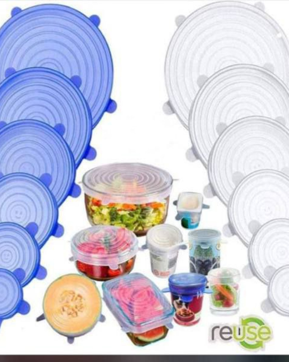*6IN1 SILICON FOOD COVER...