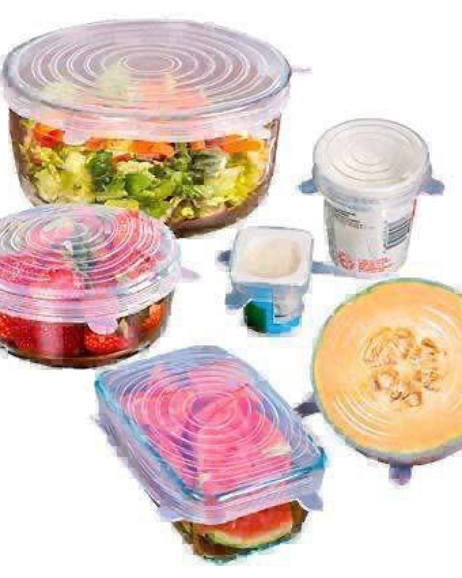 *6IN1 SILICON FOOD COVER...