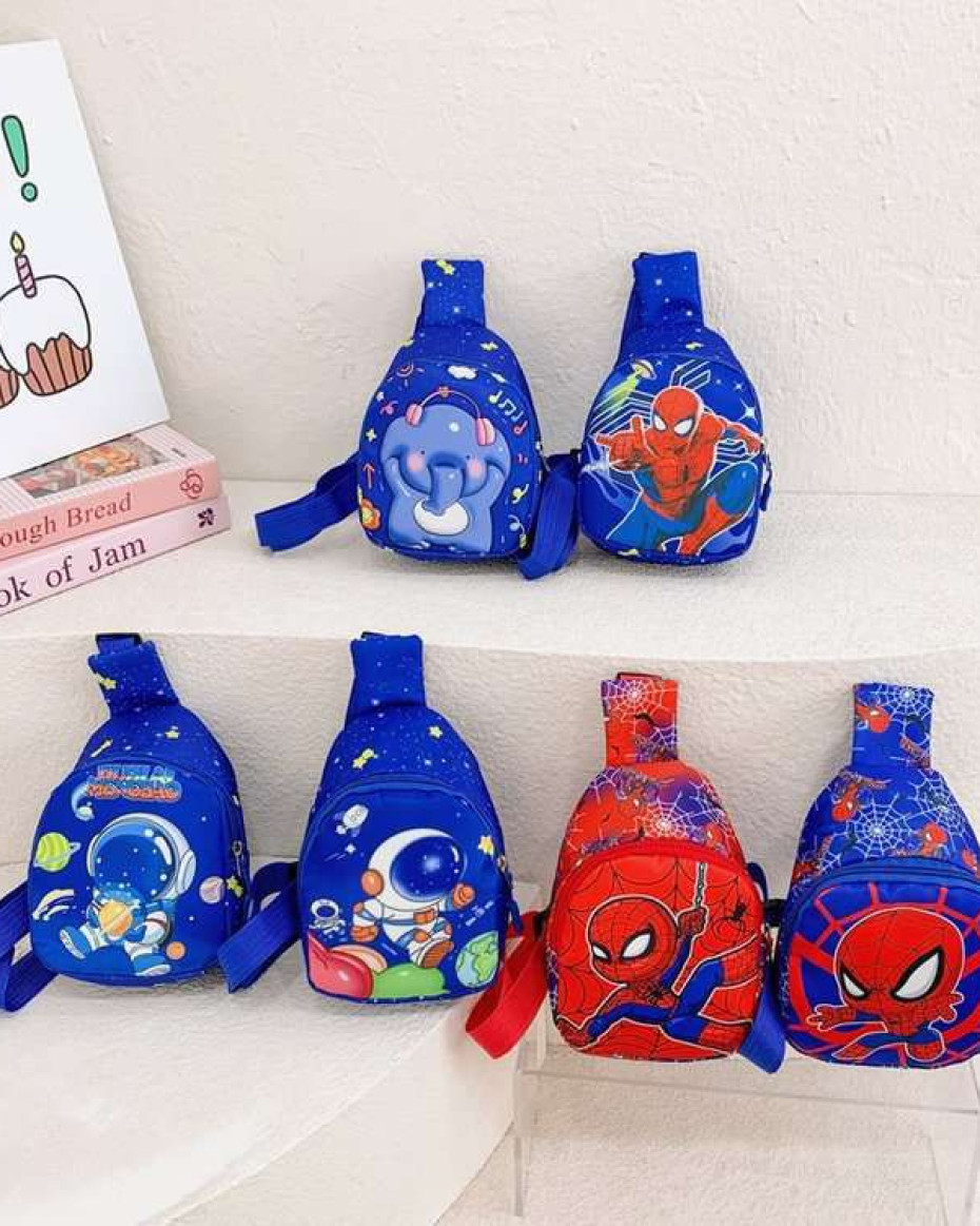 DISNEY CARTOON CHARACTERS CROSSBODY KIDDIES BOYS MINI UNISEX BAG