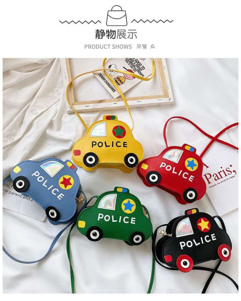 SWEET CAR DESIGN GIRLS KIDS FASHION SHOULDERCROSSBODY BAG