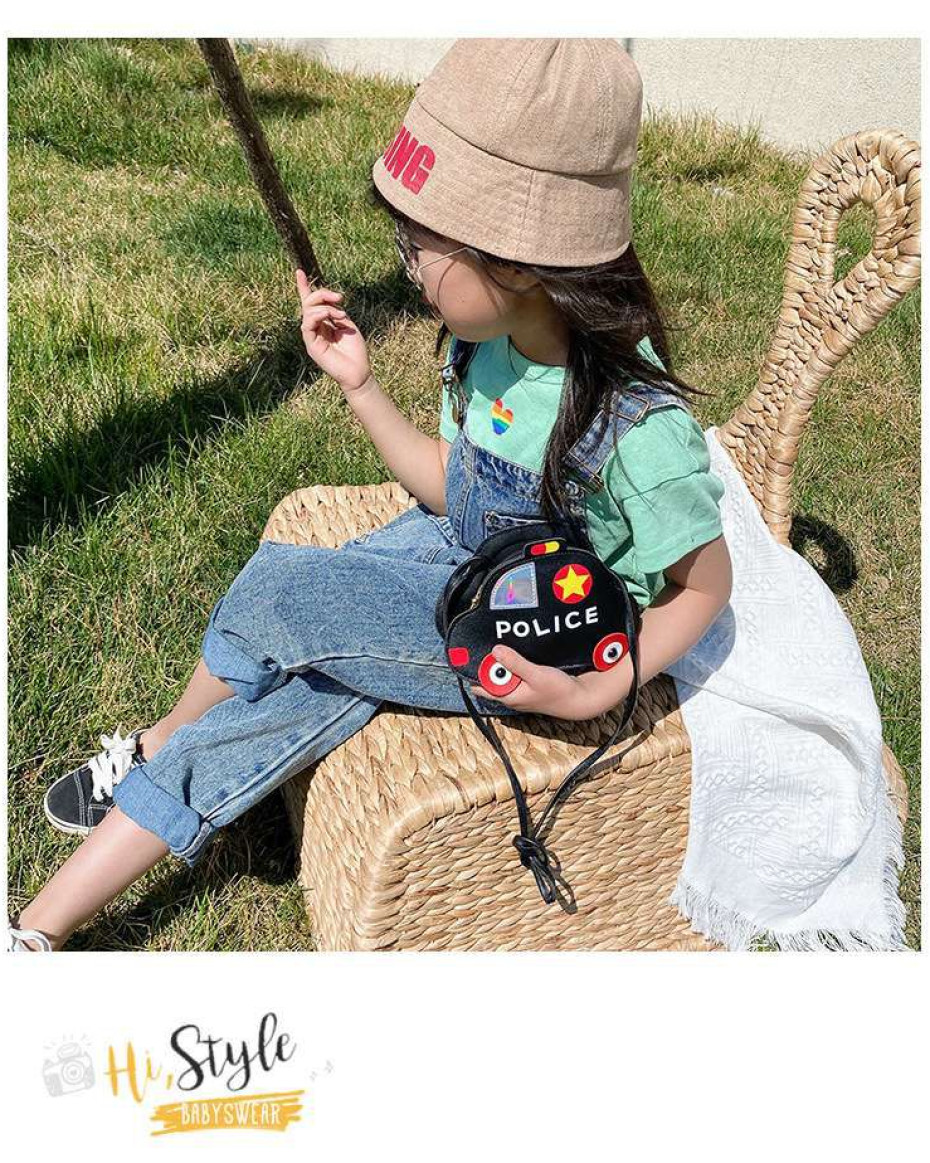 SWEET CAR DESIGN GIRLS KIDS FASHION SHOULDERCROSSBODY BAG