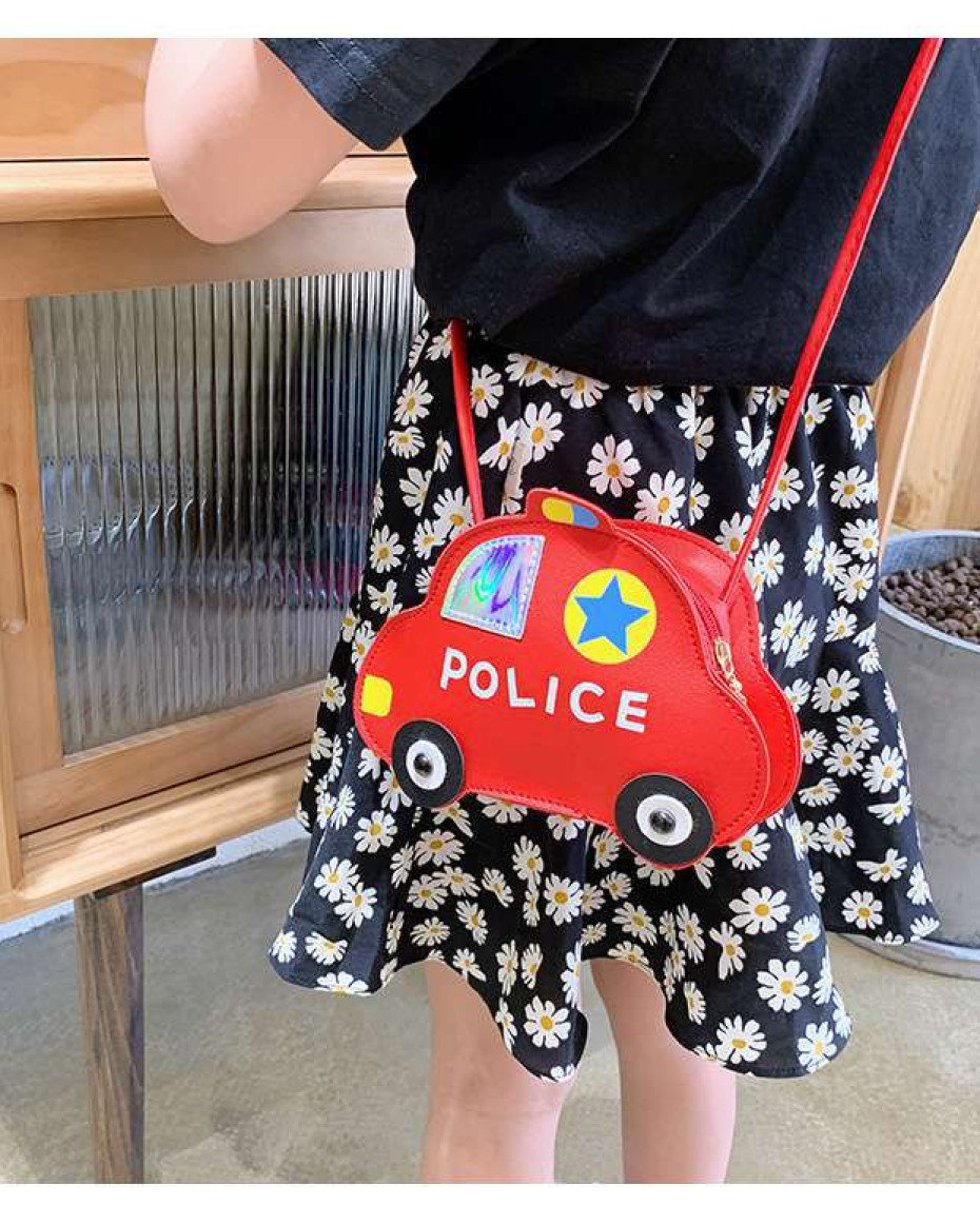 SWEET CAR DESIGN GIRLS KIDS FASHION SHOULDERCROSSBODY BAG