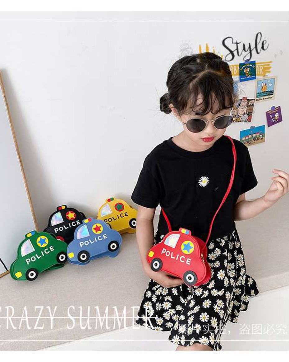 SWEET CAR DESIGN GIRLS KIDS FASHION SHOULDERCROSSBODY BAG
