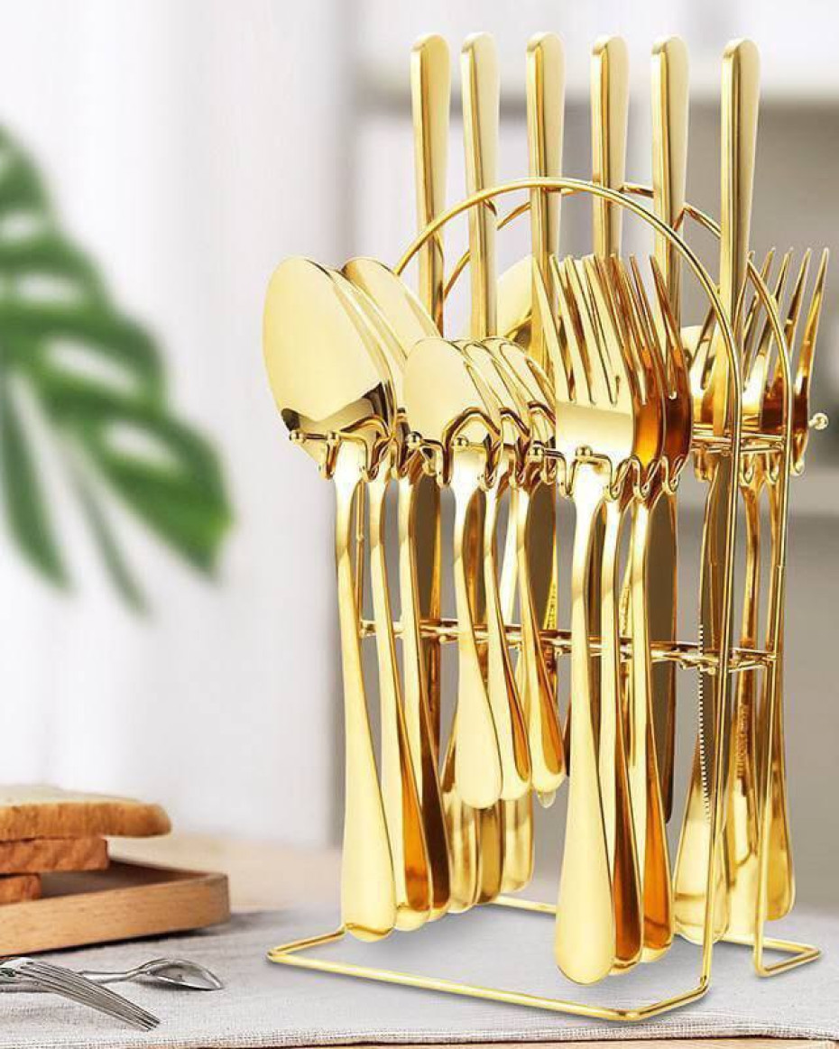 *24PCS STAINLESS STEEL CUTLERY SET.