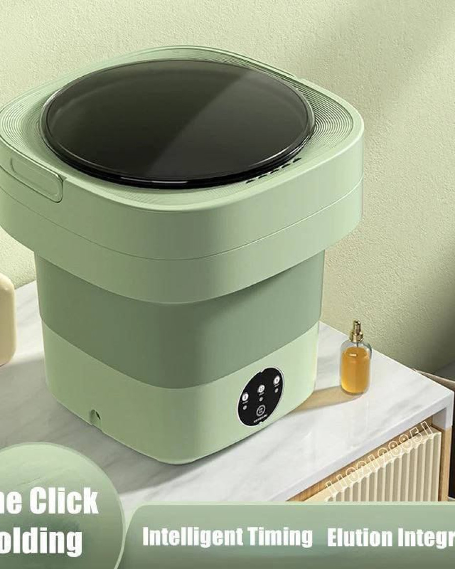 *PORTABLE FOLDABLE MINI BUCKET WASHING MACHINE...