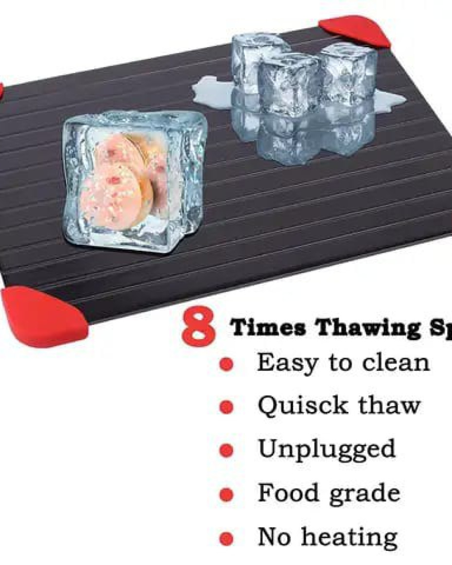 *SAFE & HEALTHY DEFROST TRAY FOR THAWING ICED MEAL