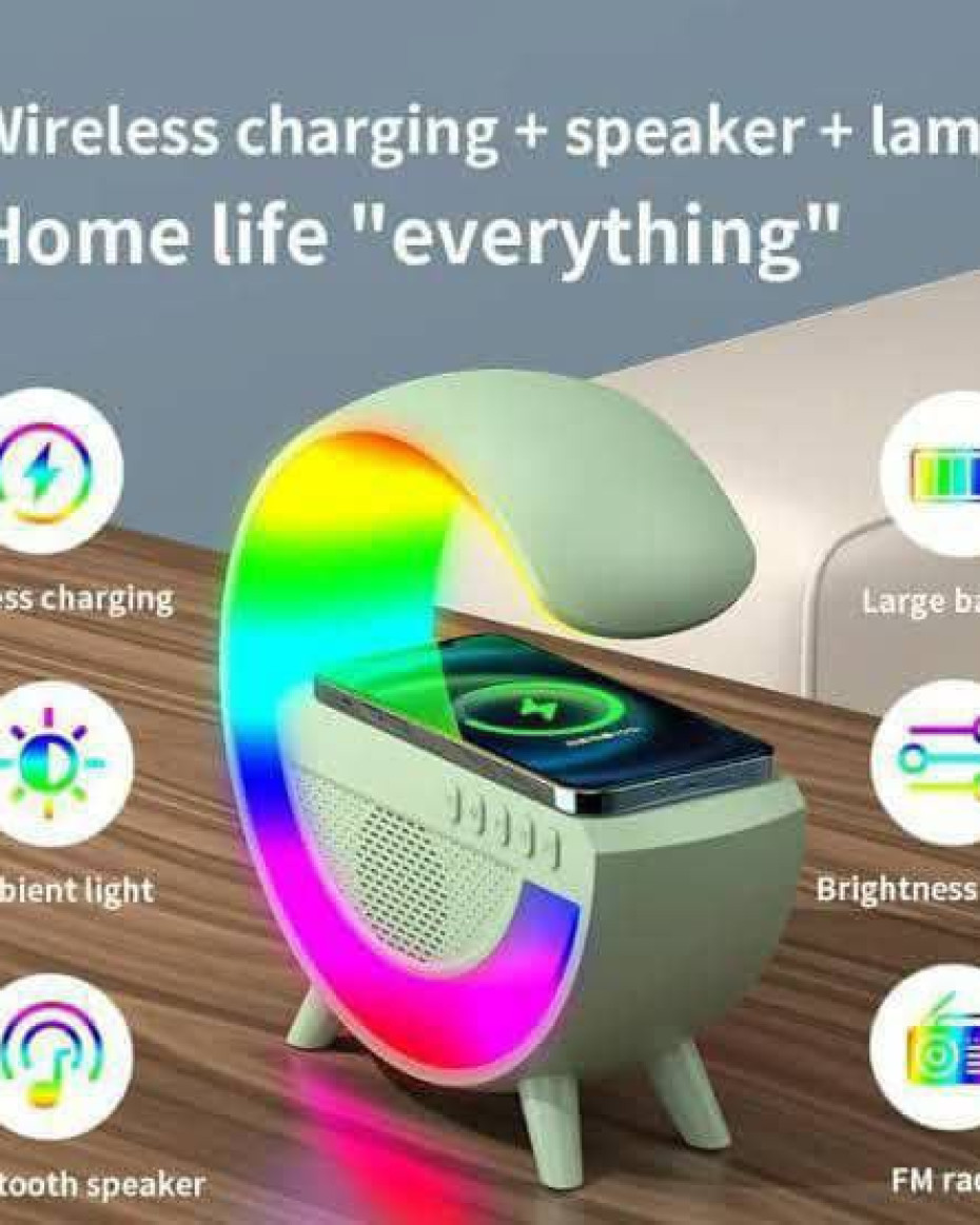 *Big Sized Wireless Phone Charger with HiFi Bluetooth Speaker