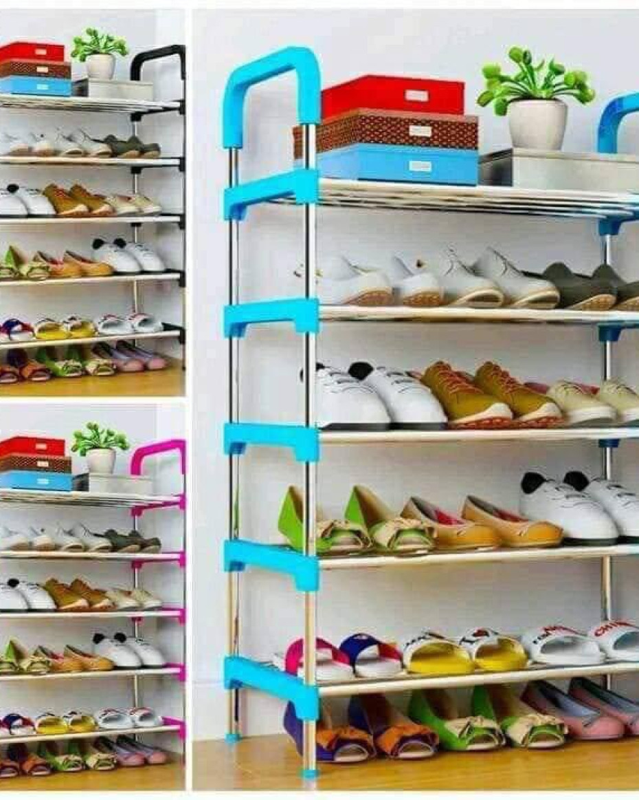 *6 STEP STRONG SHOE RACK IN COLOR CARTON